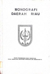 Monografi Daerah Riau